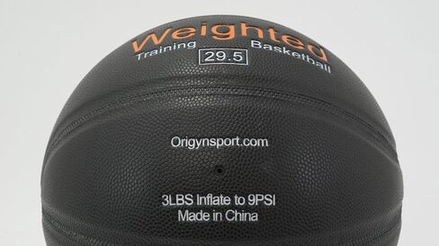 Origyn Sport - Weighted Basketball, 3-lb Outdoor or Indoor Basketball for Basketball Training, Microfiber Composite Leather Weighted Ball, Basketball Equipment for Ball Control, Basketball 29.5 in Saudi Arabia