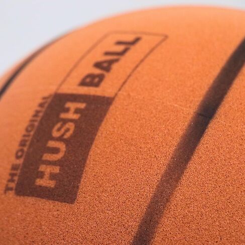 HushBall كرة السلة الرسمية الإسفنجية الهادئة الأصلية مع أخاديد للتدريب الداخلي الصامت والمراوغة | حجم اللائحة 7 (29.5 بوصة) in Saudi Arabia