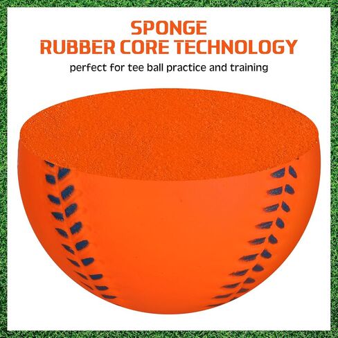 12 Pcs Rubber Baseball 9 Inch Soft Baseballs 4oz Practice Training Baseballs for Teenager Players Training and Recreation, Batting, Fielding, Hitting, Pitching in Saudi Arabia