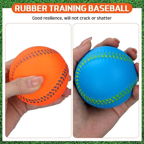 12 Pcs Rubber Baseball 9 Inch Soft Baseballs 4oz Practice Training Baseballs for Teenager Players Training and Recreation, Batting, Fielding, Hitting, Pitching in Saudi Arabia