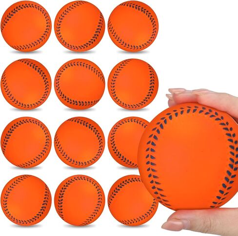 12 Pcs Rubber Baseball 9 Inch Soft Baseballs 4oz Practice Training Baseballs for Teenager Players Training and Recreation, Batting, Fielding, Hitting, Pitching in Saudi Arabia