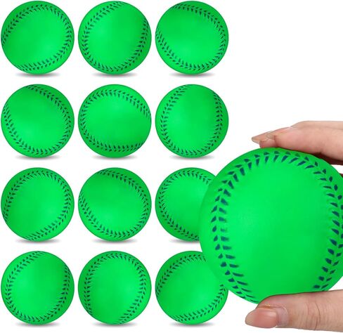12 Pcs Rubber Baseball 9 Inch Soft Baseballs 4oz Practice Training Baseballs for Teenager Players Training and Recreation, Batting, Fielding, Hitting, Pitching in Saudi Arabia