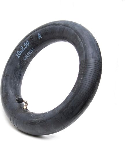 10x2.5 10x2.50 Inner Tube Tire fit 10x3 & 80/65-6 & 255x80 Tyre Original Heavy Duty Silver Valve 90 Degree Bent Valve Easy Inflation suitable for Electric Scooter Pocket Bike Mini Motor Wheel Rim in Saudi Arabia