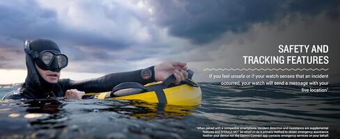 ساعة Garmin Descent Mk3i، ساعة كمبيوتر ذكية للغوص 51 مم، رمادي كربون DLC تيتانيوم مع سوار سيليكون أسود وساعة لياقة بدنية متعددة الرياضات GPS للتدريب، حزمة تكامل الهواء مع الملحقات in Saudi Arabia