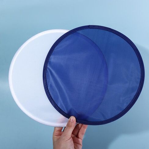 Kopida Folding Fans 3PCS Portable Foldable Round Fans Flying Handheld Hand Disk Decorative Fans Flying Disk with Pocket Round Nylon for Outdoor Circular Fan in Saudi Arabia