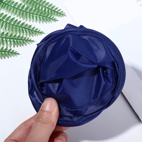 Kopida Folding Fans 3PCS Portable Foldable Round Fans Flying Handheld Hand Disk Decorative Fans Flying Disk with Pocket Round Nylon for Outdoor Circular Fan in Saudi Arabia