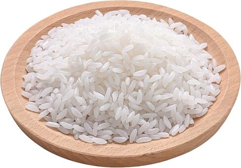 أرز أبيض صناعي من Luckforest، 150 جرام من الأرز المزيف النابض بالحياة للمنزل، خزانة طاولة المطبخ، متجر سوق عرض الطعام، نموذج الدعائم in Kuwait