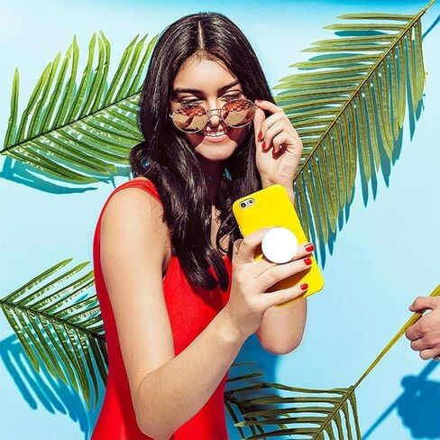 حامل هاتف qoqstten مكون من 3 قطع متوافق مع مقبس pop Grip لحامل iPhone، دوران 360 درجة - قلب وردي وذهبي وردي ورخام ذهبي هندسي in Kuwait