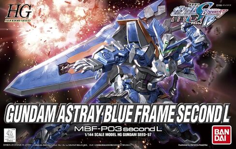 Bandai Hobby #57 HG Gundam Astray Blue Frame Second L Model Kit, 1/144 Scale in Saudi Arabia