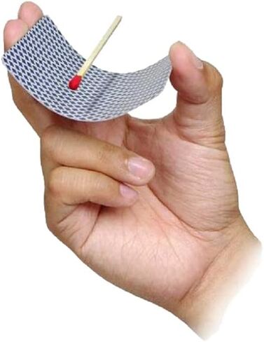 MilesMagic Magician's Invisible Air Floating Match Stick Gimmick Prop Toothpick on Card Magic Trick in Saudi Arabia