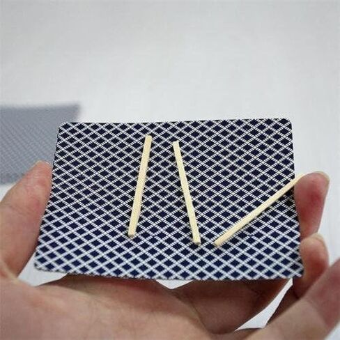 MilesMagic Magician's Invisible Air Floating Match Stick Gimmick Prop Toothpick on Card Magic Trick in Saudi Arabia