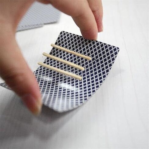 MilesMagic Magician's Invisible Air Floating Match Stick Gimmick Prop Toothpick on Card Magic Trick in Saudi Arabia