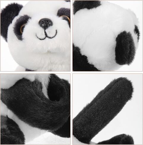 Zerodeko 1PC Animal Slap Bracelet, Stuffed Animal Panda Snap Bracelet, Jungle Themed Slap Bracelet, Animal Plush Toys Gift Party Favors for Kids Boys Girls… in Saudi Arabia