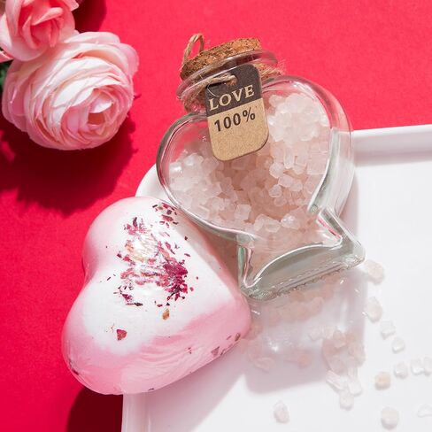 Gift for Women Birthday Gifts for Wife Girlfriend Lover,Unique Ideas Rose Love Gift Basket Box Thinking of You I Love You Romantic Gifts Set for Friends Female Sister Wedding & Engagement Gift (Pink) in Saudi Arabia
