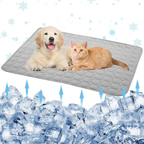 Dog Cooling Mats Pet Cooling Mats Dog Sleeping Mats Dog Cooling Pads Dog Bed Mats Cat Bed Mats Cats Cooling Pad Cool Self Cooling Mat Pet Summer Cooling Mat Sleeping Pad(28x22''/70x55cm, Pink) in Saudi Arabia