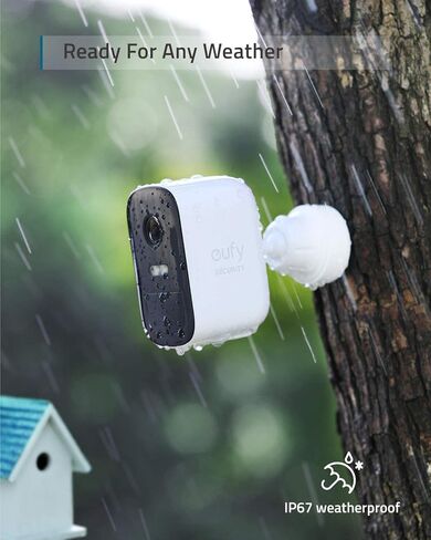 eufy Security eufyCam 2C Wireless Home Security Add-on Camera, Requires HomeBase 2, 180-Day Battery Life, HomeKit Compatibility, 1080p HD, No Monthly Fee (Renewed) in Kuwait