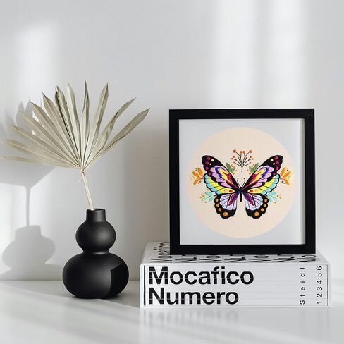 3 مجموعات من أدوات تطريز الزهور للبالغين المبتدئين بنمط التطريز، وأطواق التطريز، ومجموعة الحرف اليدوية (زهرة) in Kuwait