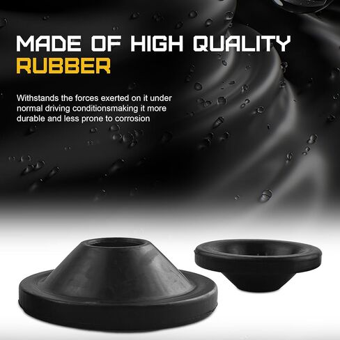 Yukauto Rear Coil Spring Insulators, Rear Upper Coil Spring Isolators Fit for 2007-2018 Jeep Wrangler JK JKU (1 pair) in Saudi Arabia