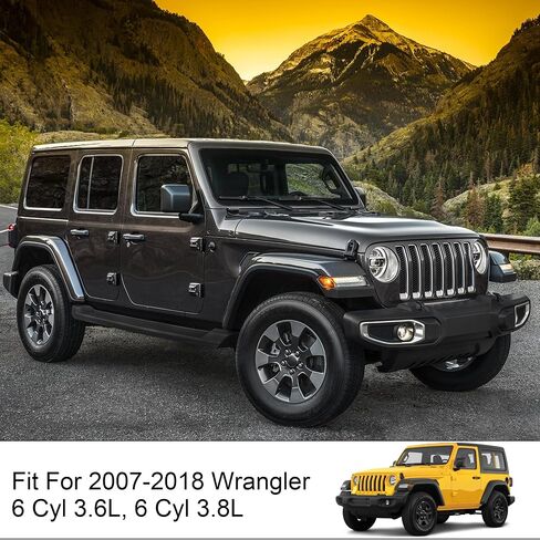 Yukauto Rear Coil Spring Insulators, Rear Upper Coil Spring Isolators Fit for 2007-2018 Jeep Wrangler JK JKU (1 pair) in Saudi Arabia