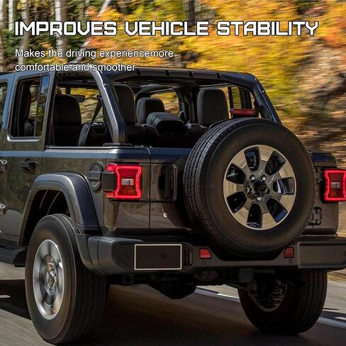 Yukauto Rear Coil Spring Insulators, Rear Upper Coil Spring Isolators Fit for 2007-2018 Jeep Wrangler JK JKU (1 pair) in Saudi Arabia