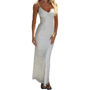 BEAUDRM Women's Summer Floral Maxi Dress Beach Vacation Sundresses Long Summer Wedding Guest Dress Cruise Date Night Outfits in Saudi Arabia