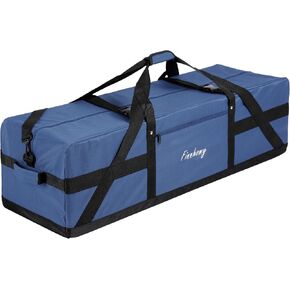 Finnhomy 110L Extra Large Heavy Duty Duffle Bag, 45 Inch Foldable Waterproof Travel Duffel with Upgrade Lockable Zipper, Multiple Pockets, Compression Straps for Camping, Moving, Sports Gear Storage in Saudi Arabia