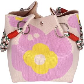 Crochet Tote Bag for Women, Cute Colorful Handmade Bag, Adorable Gift Idea for Her in Saudi Arabia