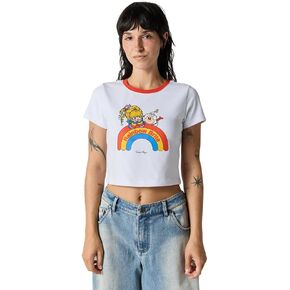 Samii Ryan Women's Rainbow Brite Baby Tee in Saudi Arabia