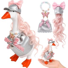 Desk Goose Outfits Halloween Witch 7 Inches - Mini Goose Clothes Set for Desktop Goose Accessories, Costume for Office Desk Decor (Purple Halloween) in Saudi Arabia