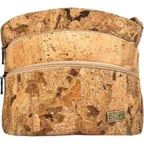 Cork Crossbody Bag for Women – Lightweight Medium Organizer Purse, Vegan Cork Handbag with Adjustable Strap, Dallas | Lightweight Cork Bag in Saudi Arabia