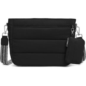 Gitus Puffer Hobo Crossbody Bag for Women Quilted Cross Body Purses Trendy Handbags with Coin Wallet Birthday Gifts for Mom in Saudi Arabia