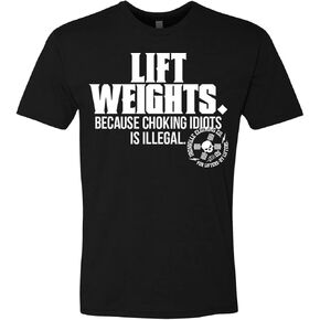 Ironville Lift Weights Weightlifting Soft Blend T Shirt in Saudi Arabia