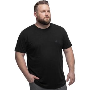 Bamboo Viscose Cooling Big and Tall T Shirt Men, Moisture Wicking Lightweight Soft Loose Fit Breathable Work in Saudi Arabia