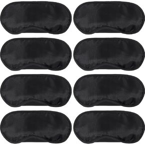 8 Pcs Black Blindfold Sleeping Mask, Eye Mask Sleep Masks Bulk Blindfolds for Team Building Party Games in Saudi Arabia
