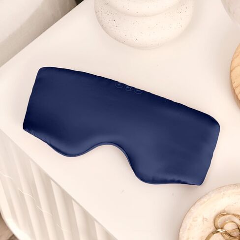 SilkSound 100% Mulberry Silk Bluetooth Sleep Mask, Skin-Friendly Sleeping Eyemask with Bluetooth Headphones, Sleep Gifts for Women, Silk Eyemask Headband Headphones for Sleeping Side Speakers in Saudi Arabia