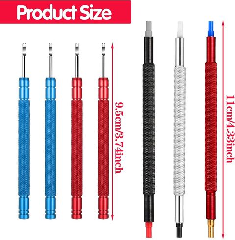 7 Pcs Watch Hands Repair Tool Kit, Watch Hand Removal Tool, Watchmakers Wristwatch Hand Setting Tools, Professional Removal with Hands Pressers Pusher, Removers Lever Minute Second Removals, Puller in Kuwait