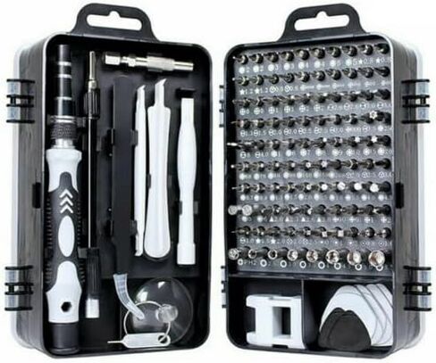Magnetic Screwdriver Bit Set For iPhone Macbook Tool Kit Set Repair Watch 117PCS in Saudi Arabia
