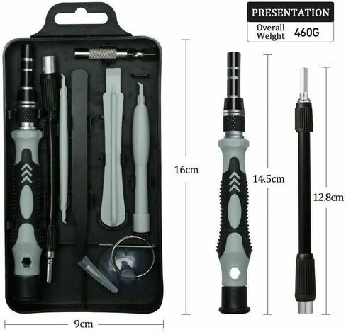 Magnetic Screwdriver Bit Set For iPhone Macbook Tool Kit Set Repair Watch 117PCS in Saudi Arabia