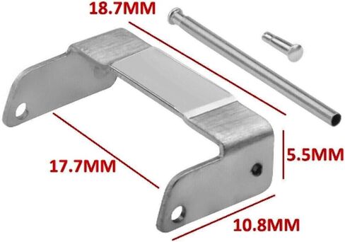 Ewatchparts Flip Lock Repair Parts Compatible With Oyster Watch Band Rolex Submariner GMT Shiny Center in Kuwait