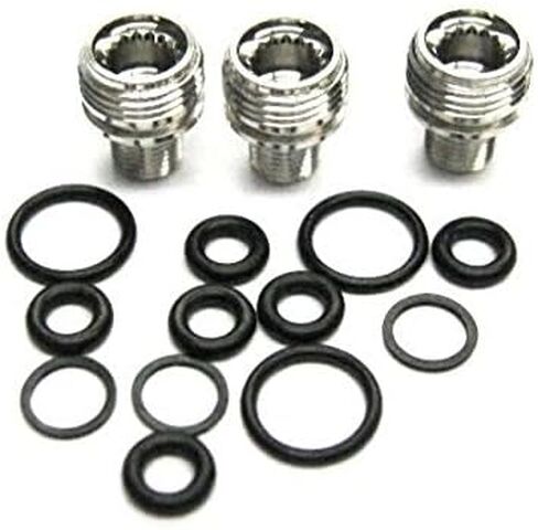 Ewatchparts 12 Case Crown Tubes Compatible With Rolex Submariner Watch 16800 16808 16813 16610 16613 in Kuwait