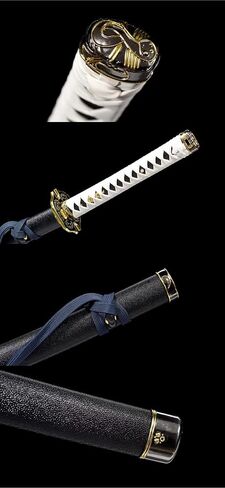 Handmade Full Tang Devil Series Vergil Yamato Katana Game Anime Sword Cosplay Replica Real Metal in Saudi Arabia
