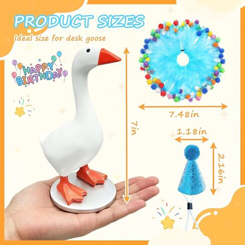 7 Inch Desk Goose with Outfits - Desktop Goose Birthday Magnetic Key Holder with Outfit, Funny Office Decor, Fun Desk Accessories Desk Decorations for Office & Home, Birthday Gifts for Women in Saudi Arabia