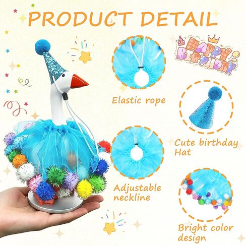7 Inch Desk Goose with Outfits - Desktop Goose Birthday Magnetic Key Holder with Outfit, Funny Office Decor, Fun Desk Accessories Desk Decorations for Office & Home, Birthday Gifts for Women in Saudi Arabia