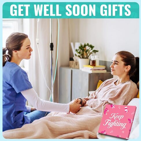 HAPPYPOP Get Well Soon Gifts - Breast Cancer Sock for Women, Gifts for Him Her after Surgery in Kuwait