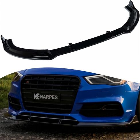 مفسد الشفاه الأمامي للشفاه لـ Audi S3 / A3 S-Line (A3 Prestige) 2015 2016 Accessories in Kuwait
