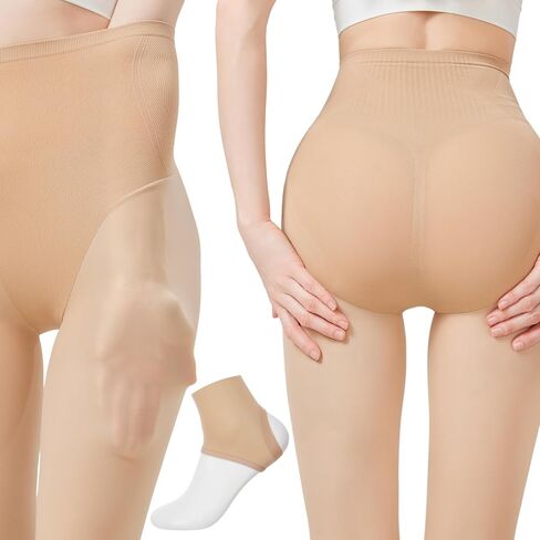 Golf Stockings Golf Leggings Thermal Tights for Women Footless Tights Warm Pantyhose Stirrup Leggings Skin Color 100D in Saudi Arabia