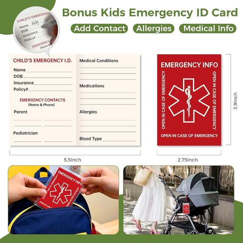 Kids Insoles for Sneakers and Shoes, Memory Foam Insoles with Shock Absorption, Cushioning Shoe Inserts for Boys and Girls, Soft Arch Insoles with Bonus Emergency ID Card in Saudi Arabia