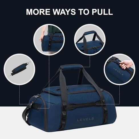 LEVEL8 Luminous Luggage Sets 2 Piece with Water Resistant Travel Duffle Bag, (20/28) in Saudi Arabia