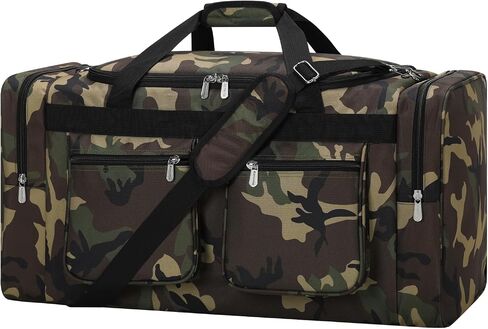 iFARADAY 55L Duffle Bag for Travel - 24 inch Heavy Duty Duffel Bag with Multi Pockets for Overnight Weekend Gym Sports Camping(Black) in Saudi Arabia