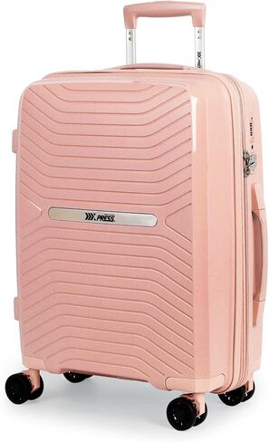 20 Inch Carry-On Luggage Airline Approved,Hardshell Suitcases with Spinner Wheels and TSA LOCK,Expandable 20%,Lightweight Rolling Suitcases for Men/Women（Pink,20in） in Saudi Arabia